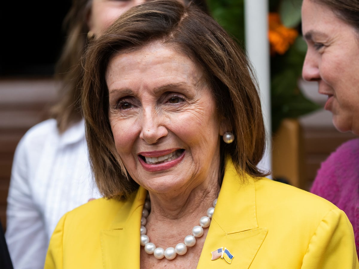 Nancy Pelosi calls indictments against Trump 'beautiful and intricate' | Nancy Pelosi | The Guardian