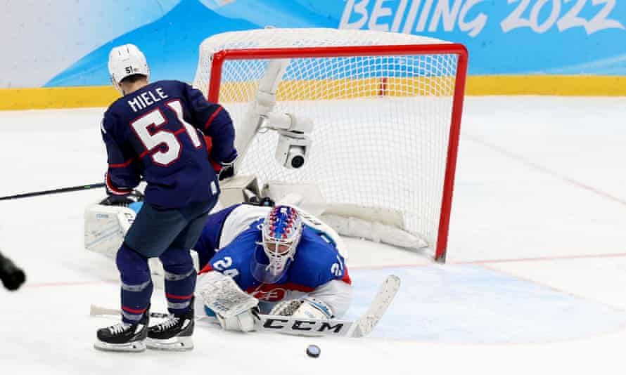 Andy Miele sees his penalty saved by Patrik Rybar in the shootout