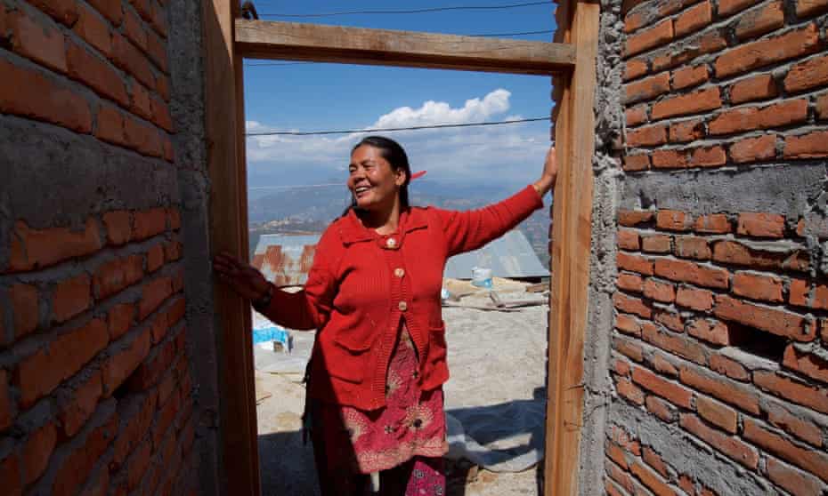 Three years after the earthquake, women trained as masons are rebuilding houses near Kathmandu and becoming independent as they earn their own money.