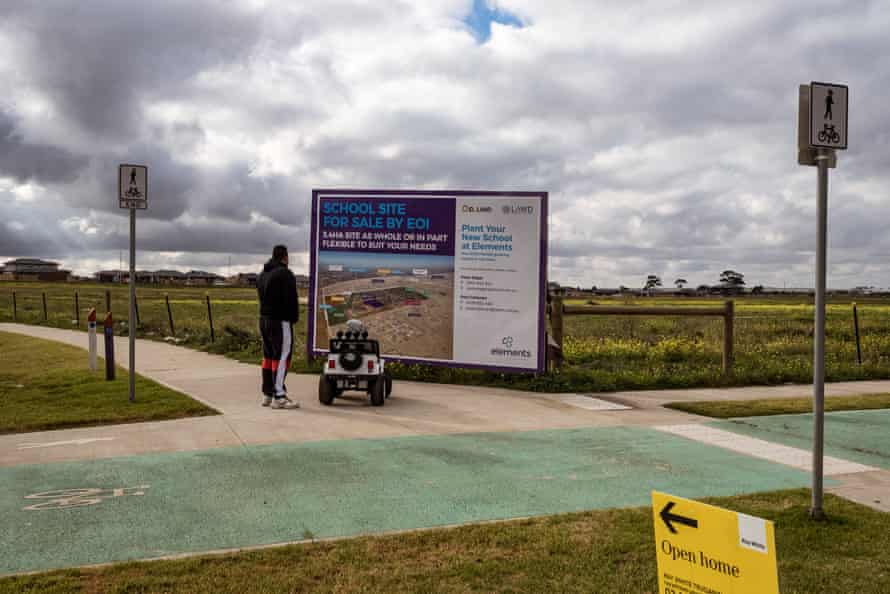 The site of the proposed primary school on the estate.