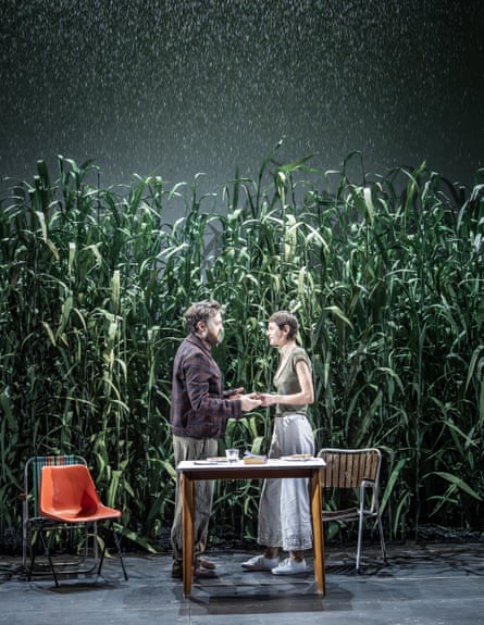 Tom Burke and Emma Corrin in the Seagull.