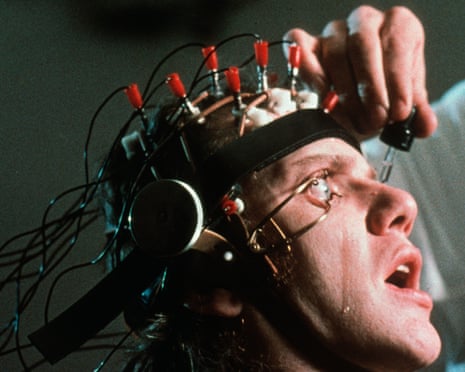 Malcolm McDowell in A Clockwork Orange.