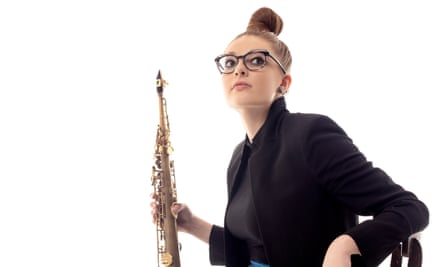 Young star saxophonist Jess Gillam performs in the the Hallé season, Manchester.