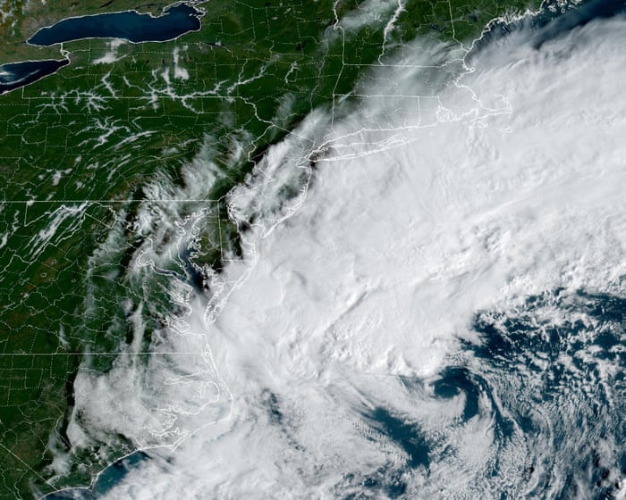‘Significant’ nor’easter brings high winds and heavy rain to US east coast