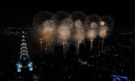 The 46th annual Macy’s Fourth of July fireworks in Manhattan in 2022.