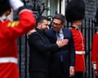 Andy Burnham hosts Volodymyr Zelenskyy at Downing Street – UK politics live