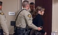 Hannah Gutierrez-Reed looks over at her mom Stacy Reed as she is taken into custody after the guilty verdict during her trial at First District Court in Santa Fe, N.M, U.S. on Wednesday, Mar. 6, 2024. Luis Sanchez Saturno/Pool via REUTERS TPX IMAGES OF THE DAY