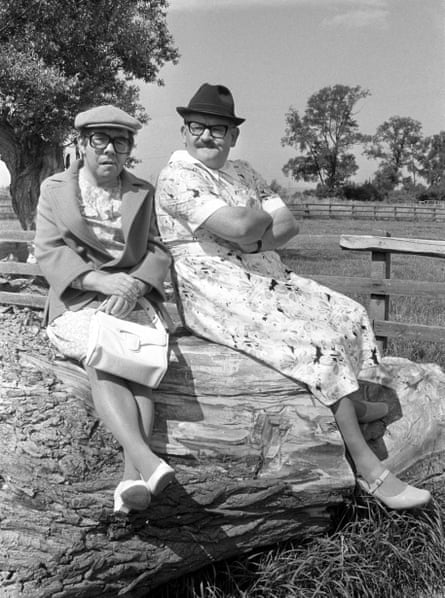 Men are forced to wear dresses … The Two Ronnies in The Worm That Turned.