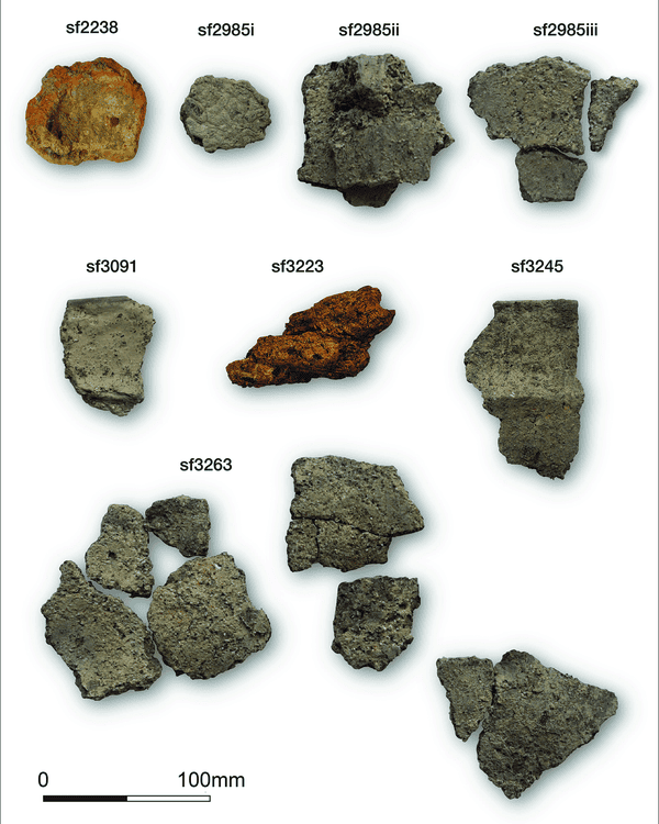 Pottery fragments