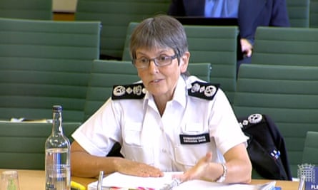 Commissioner Dame Cressida Dick appearing before the Home Affairs Select Committee.