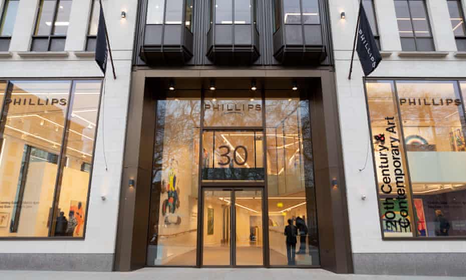 Phillips auction house in Berkeley Square, London