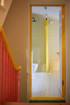 Bright interior shot of the house of Tamsin Chislett and her partner Max Lines