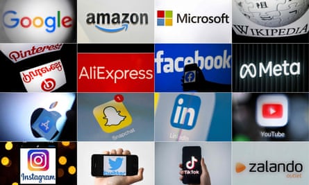 Montage of 19 online platforms including Google, Instagram, TikTok and X