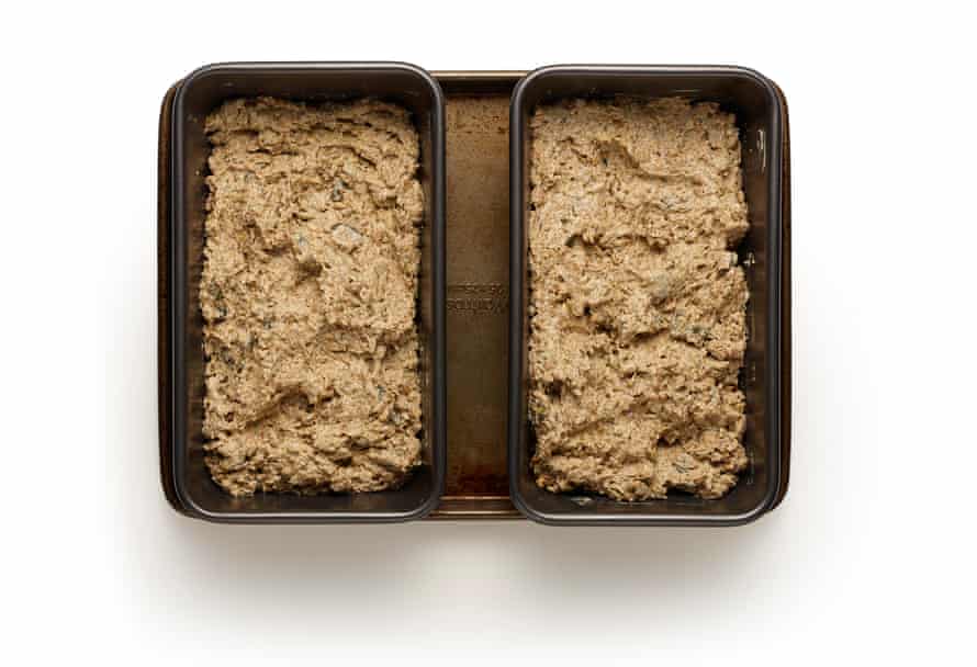 Felicity Cloake 8 Perfect Rye Bread: Transfer the dough into two molds, cover and let rise until they fill the molds.