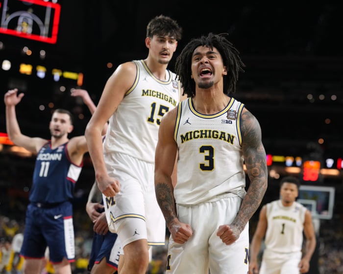 Michigan outlasts UConn to win first NCAA men’s basketball title since 1989