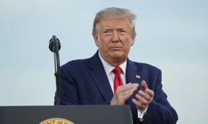 Donald Trump in Washington DC, on 4 July. 