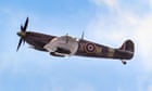 Spitfire crashes at memorial event at RAF Coningsby in Lincolnshire