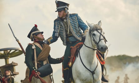 Lowden as Nikolai Rostov in the BBC miniseries of War and Peace. Photograph: Robert Viglasky/BBC