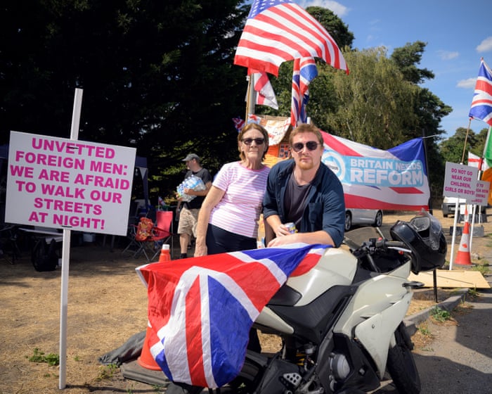 Thetford residents remain on edge after days of ‘mob rule’ over asylum plans — image supplied by The Guardian UK's feed