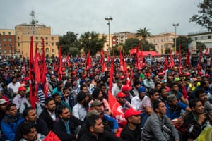 On 18 April, roughly 2,000 Sikh workers gathered in Freedom Square, in Italy’s Latina province, to protest against their working conditions and request a minimum hourly wage of five euros