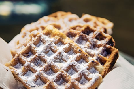 A Belgian waffle