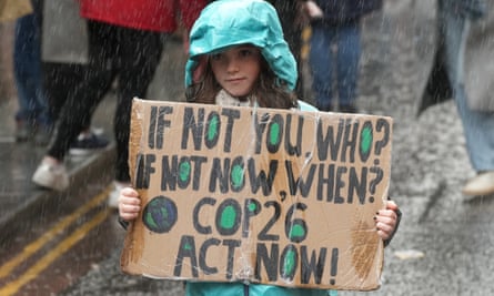 girl with placard saying if not you, who? If not now, when?