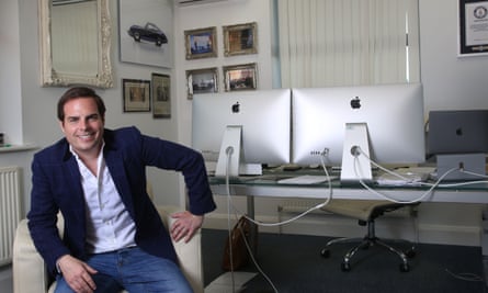Property developer Mark Homer at his office in Peterborough.