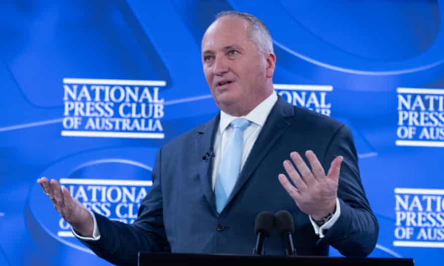 The deputy prime minister, Barnaby Joyce