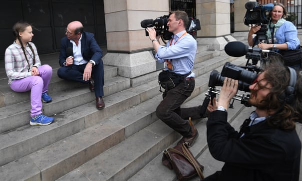 Greta Thunberg is interviewed by Nick Robinson for the Today programme.