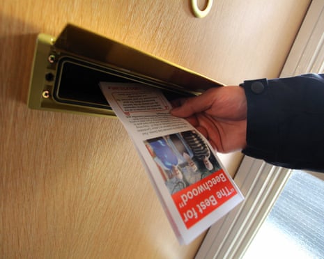 You can tell us about the leaflets you’ve received below.