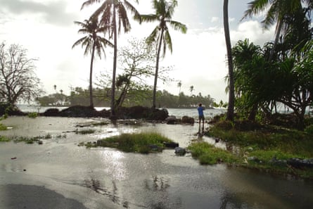 Flooding in the Marshall Islands highlights the Pacific island nation’s vulnerability to climate change.