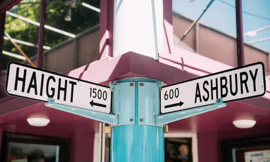 Haight and Ashbury street sign
