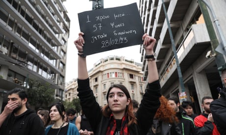 Strikes and protests bring Greece to halt on anniversary of deadly train crash