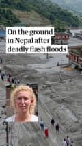 On the ground in Nepal after deadly flash floods - video