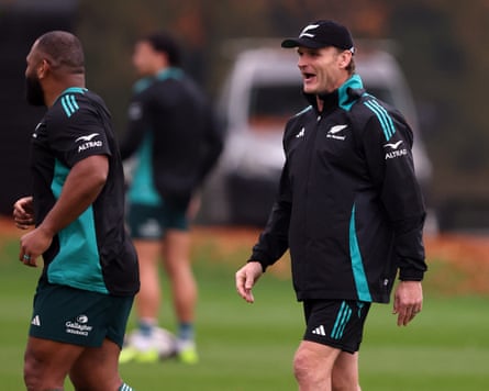 New Zealand head coach Scott Robertson represents a change from the usual authoritative style