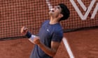 Alcaraz fights back to make French Open final with five-set win over Sinner