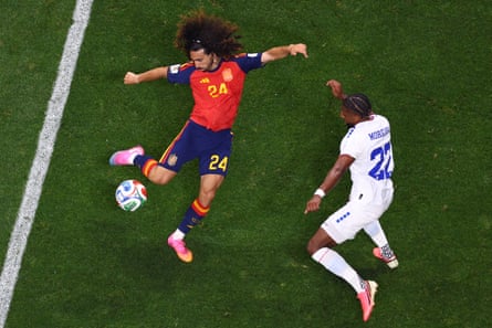 Marc Cucurella successful action against Cape Verde