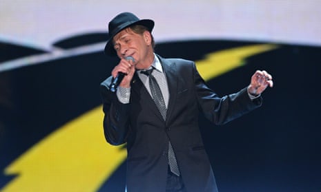 Bobby Caldwell performing at the Soul Train Awards, Las Vegas, 2013.
