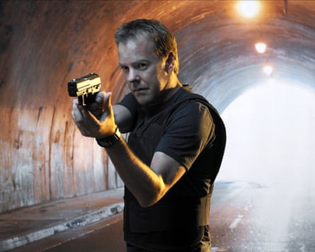 Sutherland as Jack Bauer in 24.