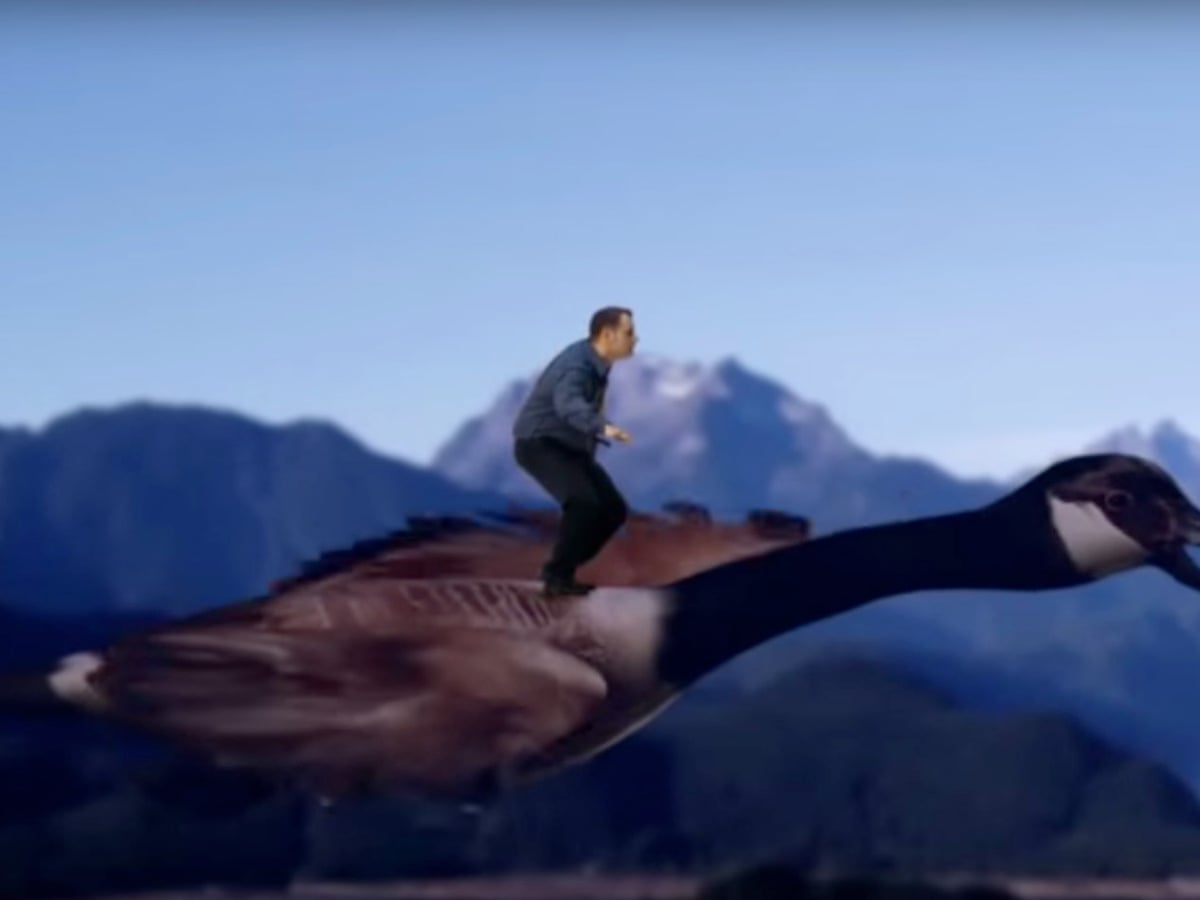 Putin Riding Goose Putin Riding A Goose