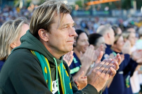 Matildas coach Tony Gustavsson.