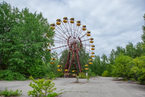 The ferris wheel in the abandoned amusement park in Pripyat has become iconic of the Chernobyl dystopia.