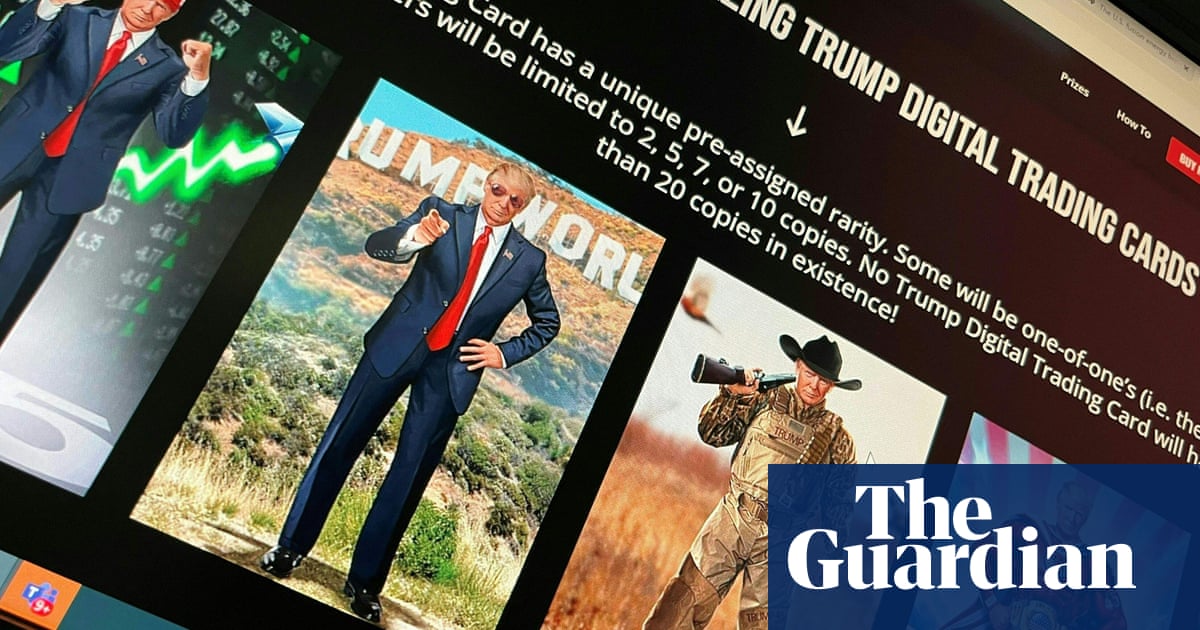 Donald Trumps digital trading card collection sells out in less than a day