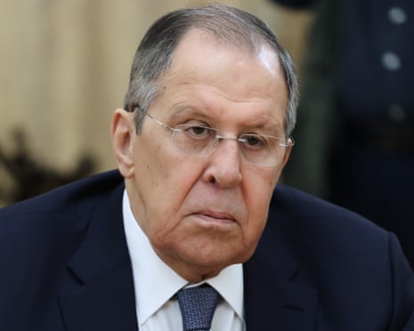 Russian foreign minister Sergey Lavrov in Moscow on 24 December.