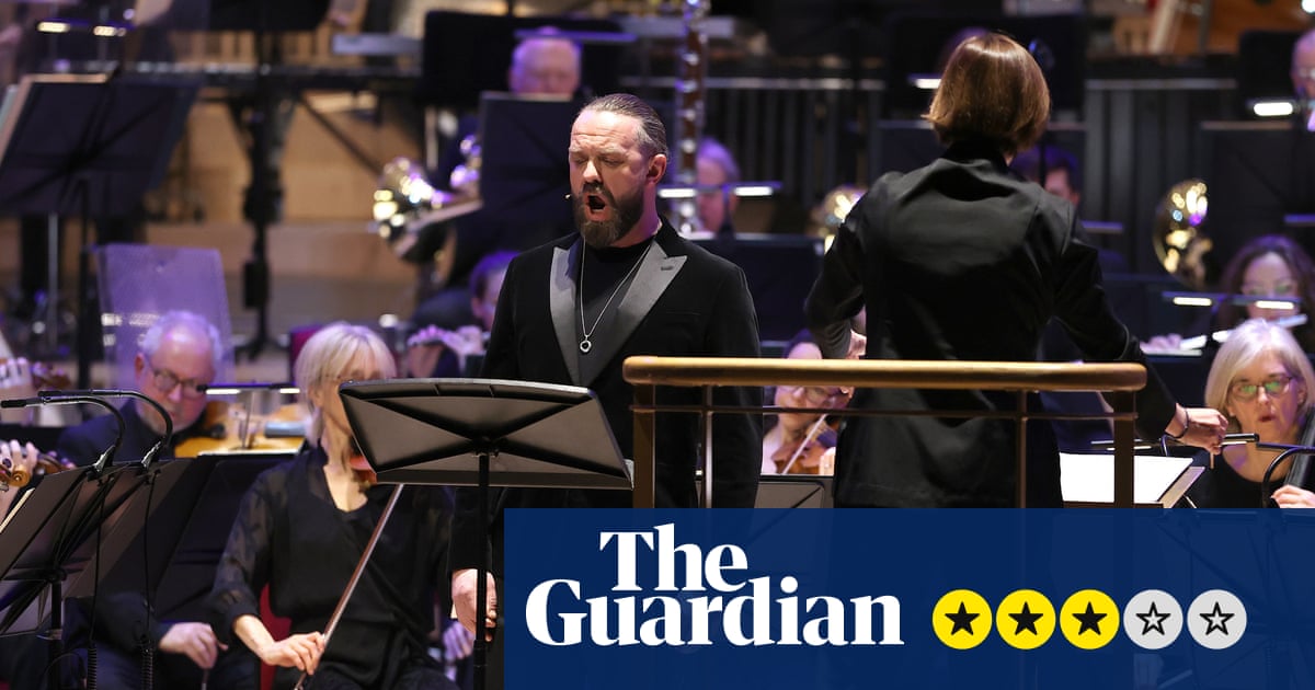 Royal Liverpool Philharmonic/ Candillari review – Simpson’s oratorio shrieks; Elgar and Sibelius stay polite