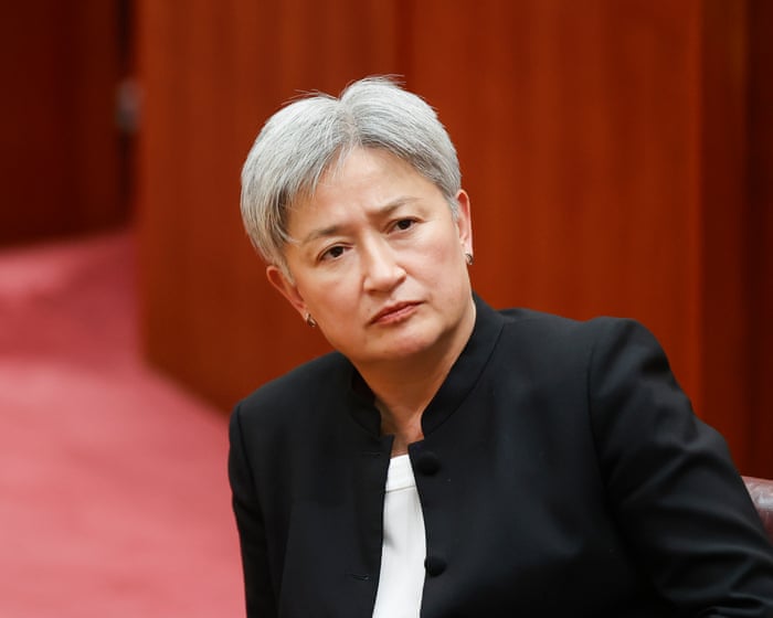 Australia news live: Wong says Liberal party ‘overrun by the fringes’; 13 injured after speedway car ploughs into crowd in NSW