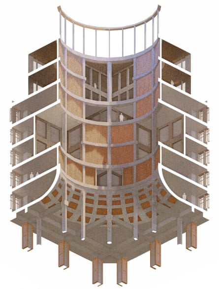 Circular thinking … Connolly Wellingham’s proposal.