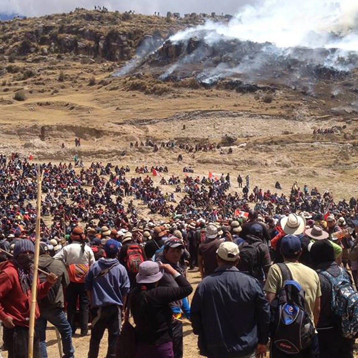Three dead as Peruvian farmers and police clash at $7.4bn Chinese mine |  Peru | The Guardian
