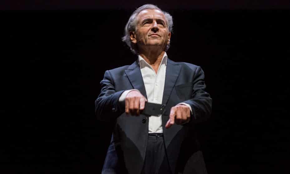 Bernard-Henri Lévy performs his play Last Exit before Brexit in London.