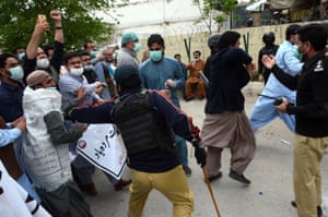 The arrests occurred after more than 100 doctors and paramedics rallied near the main hospital in Quetta and then moved to protest in front of the chief minister’s residence